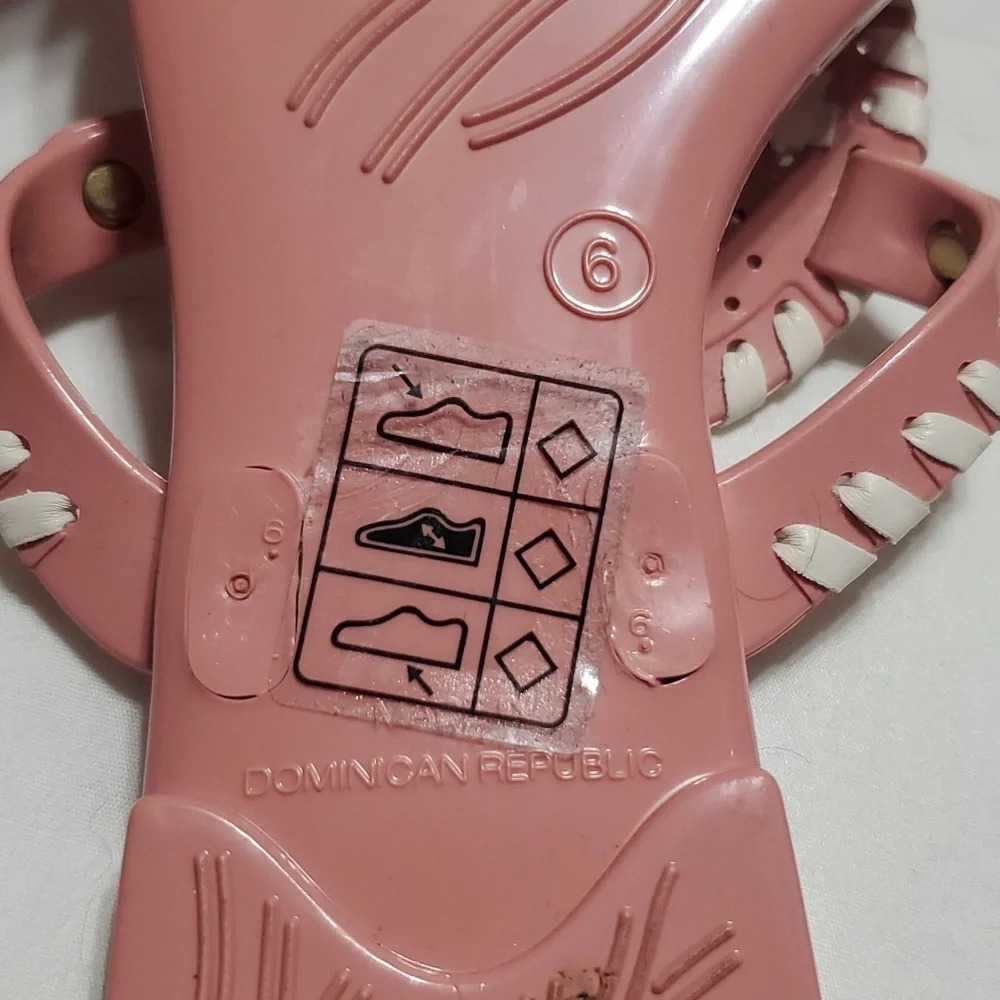 Jack Rogers pink white medallion sandals - Picture 8 of 8